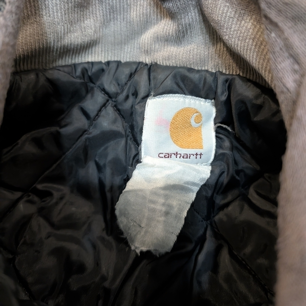 VTG Carhartt Quilt Lined Jacket Mens XL-2XL ? Faded Flaws - Picture 5 of 10